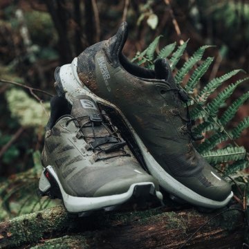Salomon Supercross 3 Gore-Tex Erkek Outdoor Ayakkabı L41453900 Olive