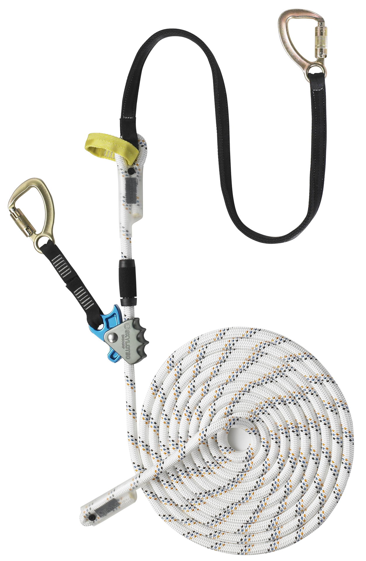 Skylotec Ergogrip Rescue Kurtarma Halkalı Ayarlanabilir İş Konumlandırma Halatı 16 mm EN 358 EN 795 B