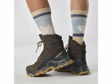 Salomon Quest 4 Gore-Tex Erkek Outdoor Bot Delicioso/Black/Dull Gold L47216100