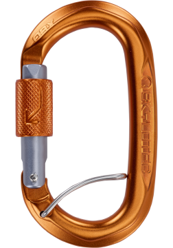 Skylotec OBX BGL H-400-BGL Gri Turuncu Brilock ACL Alüminyum Oval Karabina EN 362 EN 12275