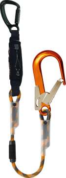 Skylotec Skysafe Eco R I Tipi Fs90 Alu Ve Stak Tri Konnektörlü Şok Emicili Lanyard 100 150 180 cm EN 355