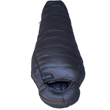 Bushlove Snag New -44C 800 Fill Kaz Tüyü Ultralight Uyku Tulumu Full Black