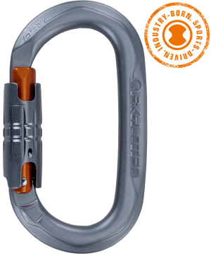 Skylotec OBX WG H-400-WG Gri Turuncu Twistlock Alüminyum Oval Karabina EN 362 EN 12275