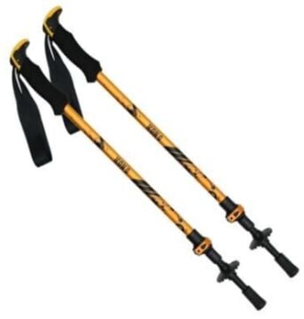 KONG TRIGA Speedlock Ultralight Teleskopik Çantalı Yürüyüş Trekking Batonu (Çift)
