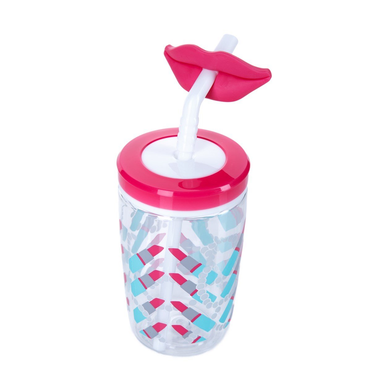 Contigo Bueno Funny Straw Lıps Çocuk Suluk 420 ml 2094992