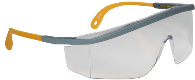 Deltaplus Kilimandjaro Clear Laboratuvar Uygulamaları İçin Yan Siperlikli Şeffaf Tek Parça Koruyucu Gözlük