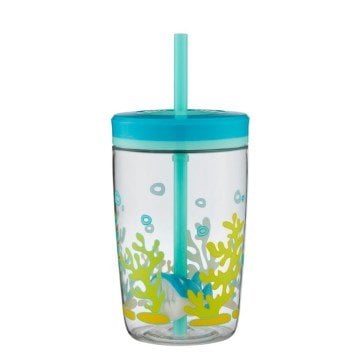 Contigo Floating Straw Shark Çocuk Suluk 420 ml 1000-0772