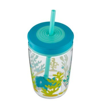 Contigo Floating Straw Shark Çocuk Suluk 420 ml 1000-0772