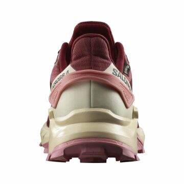 Salomon Supercross 4 Gore-Tex Kadın Patika Koşu Ayakkabısı Hide/Syrah/Blush L47316800