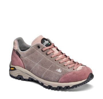 Lomer Italy Maipos Suede MTX Waterproof Vibram Süet Deri Kadın Ayakkabı Brownrose/Quarz