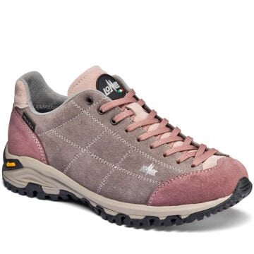 Lomer Italy Maipos Suede MTX Waterproof Vibram Süet Deri Kadın Ayakkabı Brownrose/Quarz