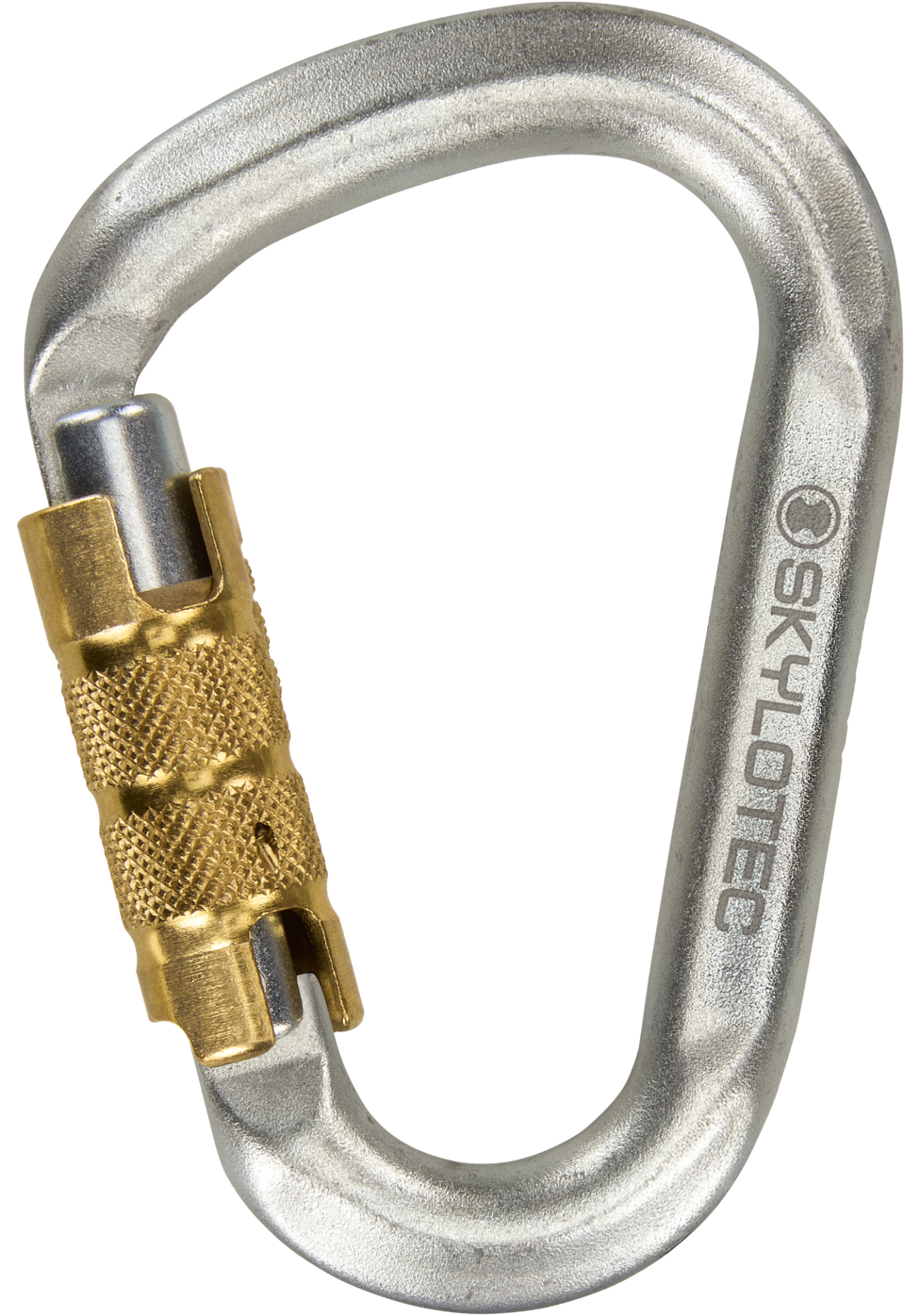 Skylotec Snappy Steel TG H-6033-000-TG Gümüş Trilock Çelik HMS Karabina EN 362 EN 12275 UIAA 102