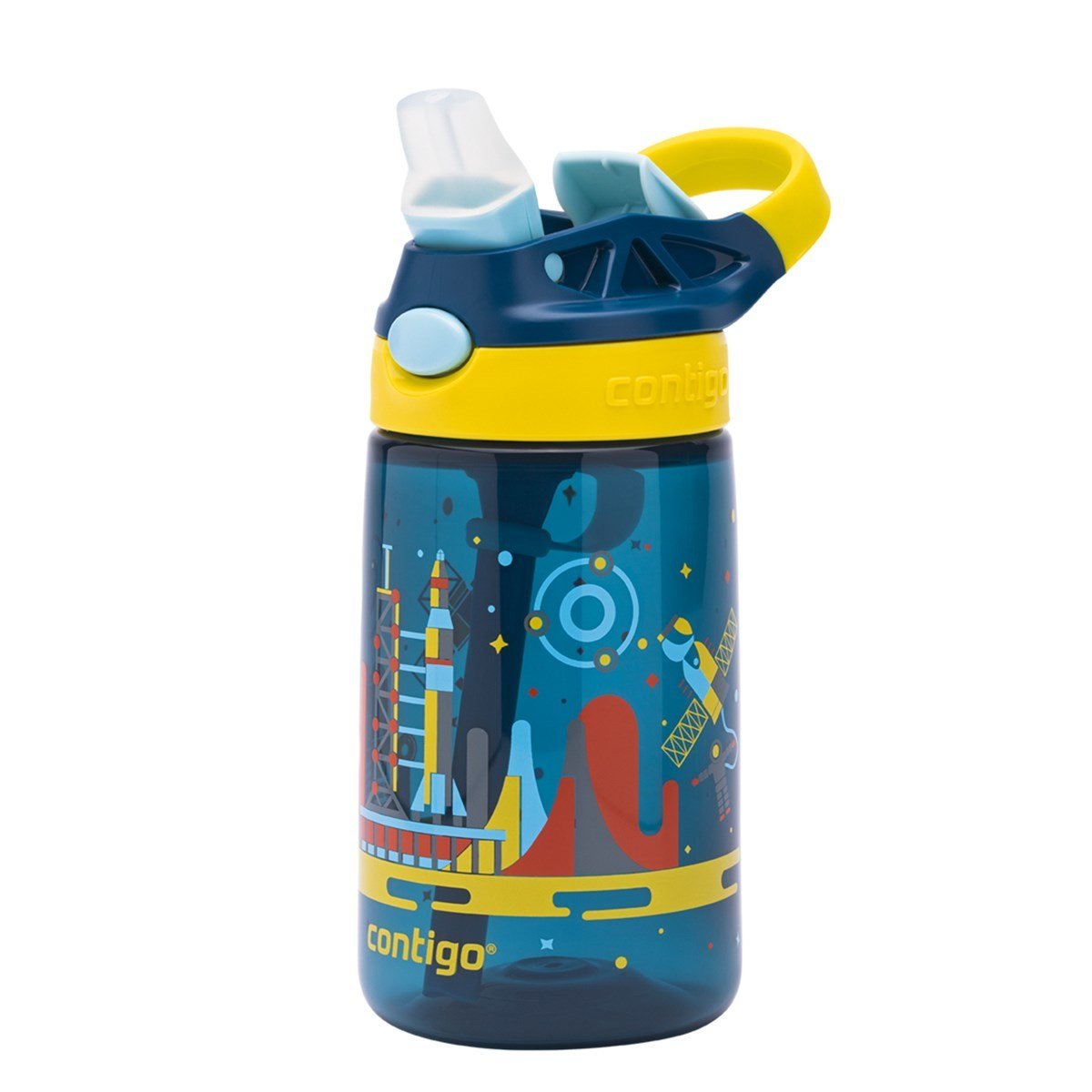 Contigo Gizmo Flip Tek El Bas İç Emzikli Çocuk Su Matarası 420ml 2116114
