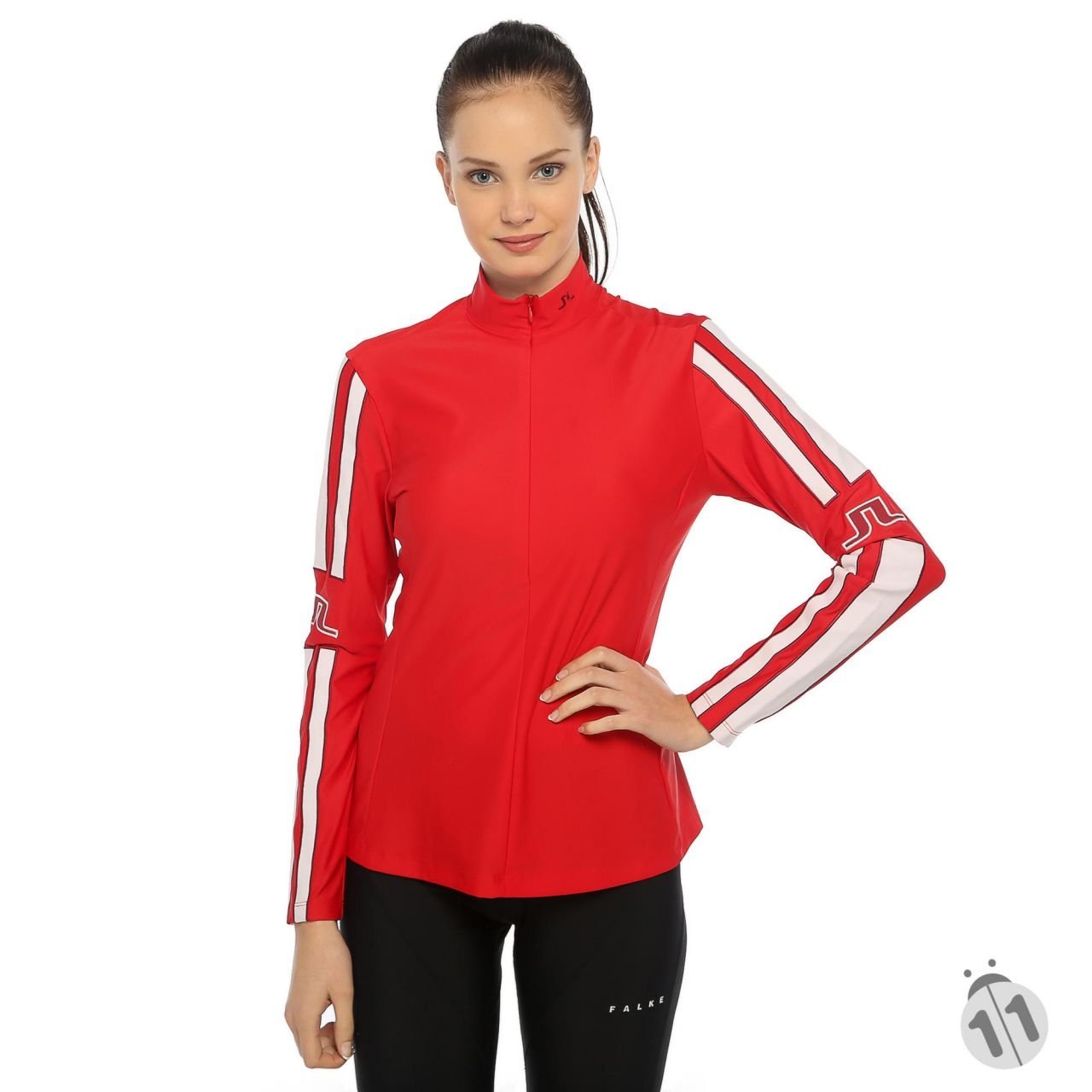 Lindeberg Bayan Kırmızı ProDryFit Outdoor, Koşu, Fitness Tişört