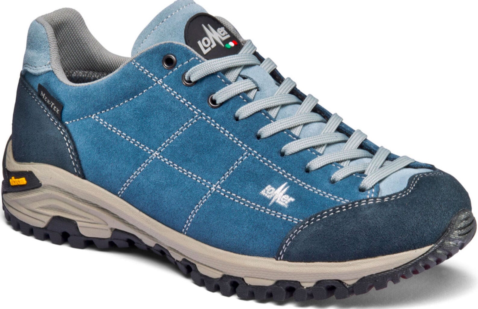 Lomer Italy Maipos Suede Vibram Süet Deri Kadın Ayakkabı Jeans Deep