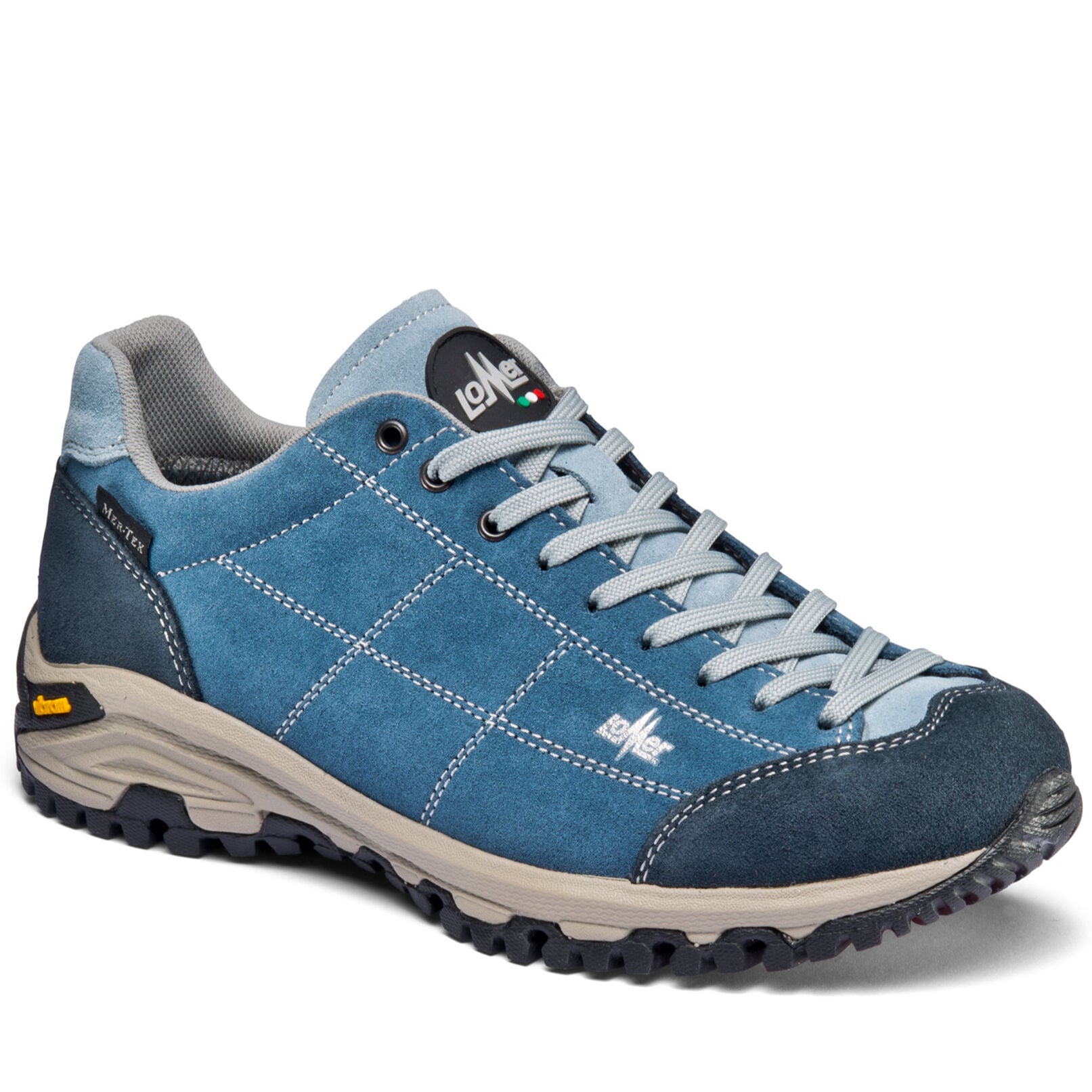 Lomer Italy Maipos Suede Vibram Süet Deri Kadın Ayakkabı Jeans Deep