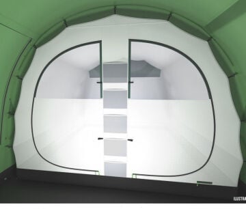 Husky Caravan Yeşil 17 M² Dural Çadır