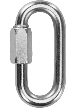 Skylotec Q-Link 10 H-320-10 Gümüş Screwgate Galvanizli Çelik Oval Quick Link EN 362 EN 12275 UIAA 121