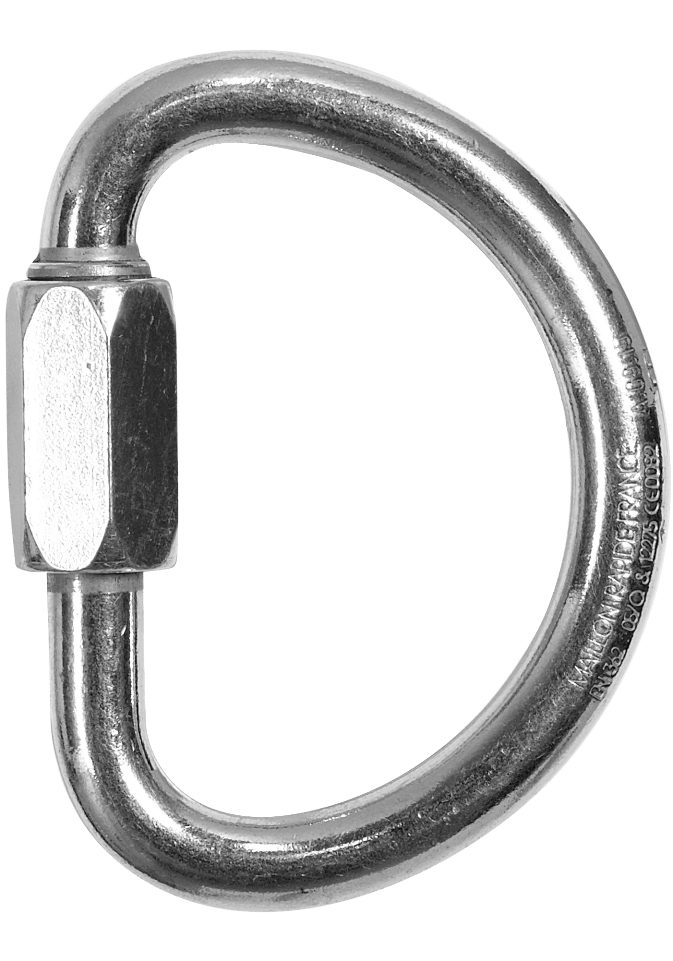 Skylotec Q-Link HM H-325-10 Gümüş Screwgate Galvanizli Çelik Yarım Ay Quick Link EN 362 EN 12275 UIAA