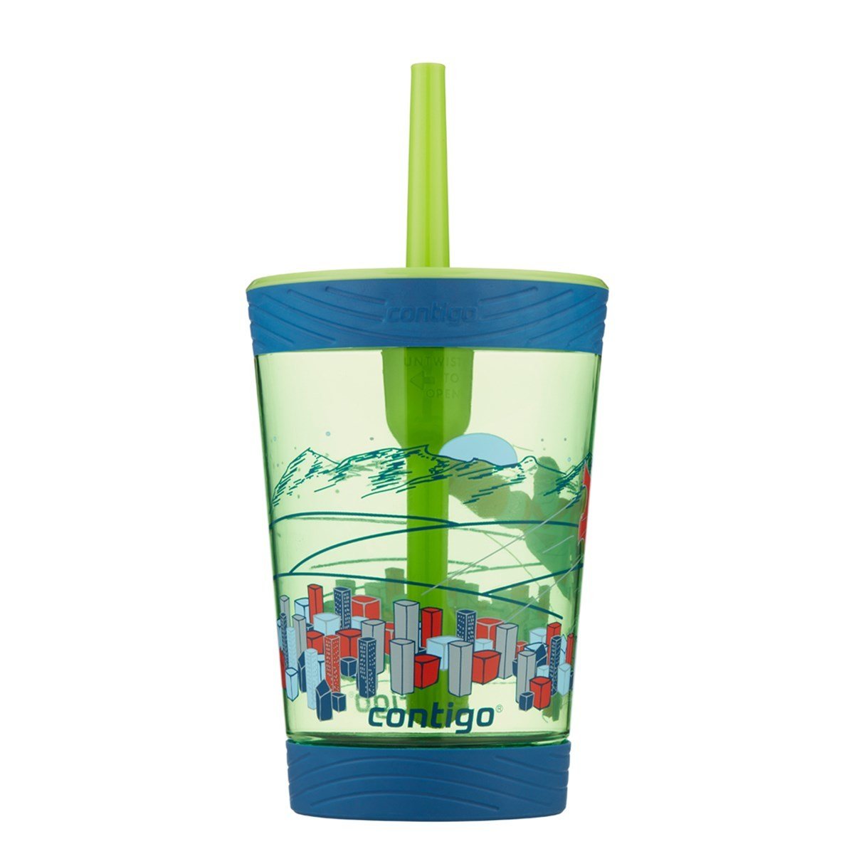 Contigo Spill Proof Sızdırmaz Pipetli Çocuk Su Matarası 420ml