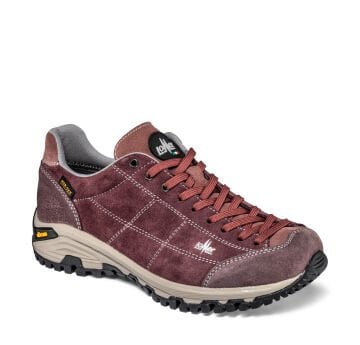 Lomer Italy Maipos Suede MTX Waterproof Vibram Süet Deri Kadın Ayakkabı Borgogna Rose
