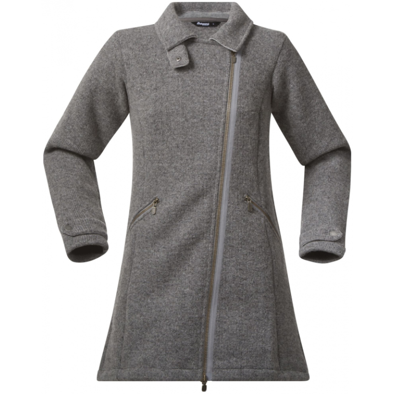 Bergans 5517 Isop Lady Bayan Teknik Yün Ceket Kaban Grey