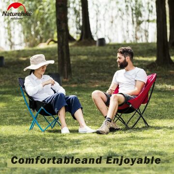 Naturehike Ultralight Katlanabilir Seyahat Kamp Sandalyesi NH18X004-Y Kırmızı