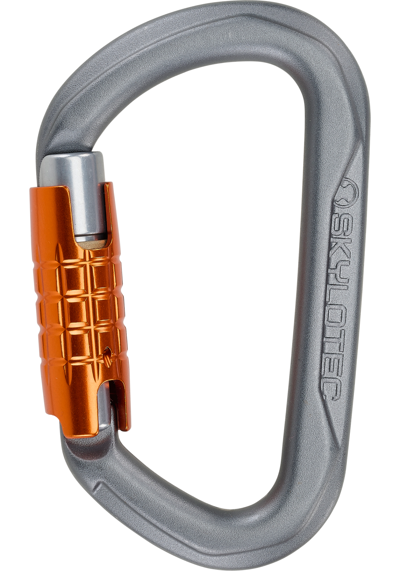 Skylotec D-ONE TG H-6100-820-TG Gri Turuncu Trilock Alüminyum D Karabina EN 362 EN 12275