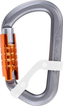Skylotec D-ONE TG H-6100-820-TG Gri Turuncu Trilock Alüminyum D Karabina EN 362 EN 12275