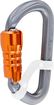 Skylotec D-ONE TG ANSI H-6101-820-TG Gri Turuncu Trilock Alüminyum D Karabina EN 362 EN 12275 ANSI