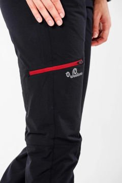 Woolona Comfort Siyah Çift Yüzlü Yün Kadın Trekking Pantolonu