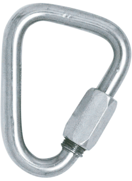 Skylotec DELTA LINK 8 H-047-8-VA Gümüş Screwgate Paslanmaz Çelik Üçgen Quick Link 38 kN