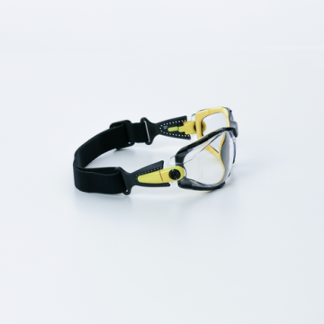 Deltaplus Pacaya Clear Strap Şeffaf 10'lu PAKET UV400 Polikarbonat Monoblok Ayarlı Sap Kafa Bantlı İş Güvenlik Gözlüğü