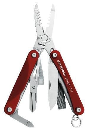 LEATHERMAN SQUIRT ES4 KIRMIZI TOOL