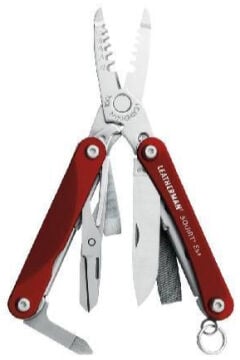 LEATHERMAN SQUIRT ES4 KIRMIZI TOOL