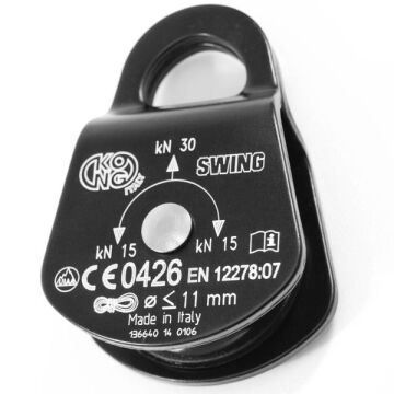 KONG SWING Siyah Kompakt Makara EN 12278 UIAA
