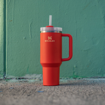 Stanley Quencher Pipetli Termos Bardak 1.18 Lt Turuncu