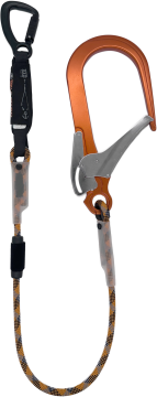 Skylotec Skysafe Eco R I Tipi Fs110 Alu Ve Stak Tri Konnektörlü Şok Emicili Lanyard cm EN 355