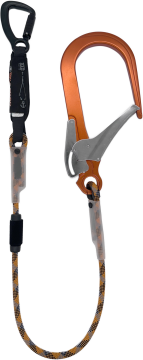 Skylotec Skysafe Eco R I Tipi Fs110 Alu Ve Stak Tri Konnektörlü Şok Emicili Lanyard cm EN 355