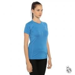 Asics DuoTech Performans DryActive Bayan Bue Kısa Kollu Sporcu Body