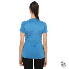 Asics DuoTech Performans DryActive Bayan Bue Kısa Kollu Sporcu Body