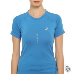 Asics DuoTech Performans DryActive Bayan Bue Kısa Kollu Sporcu Body
