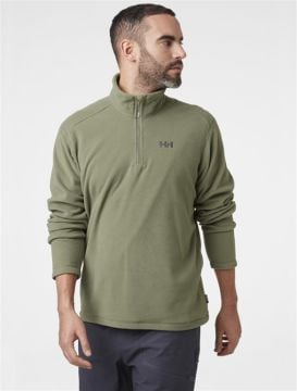 Helly Hansen Mount Fleece Half Zip Erkek Polar Lav Green