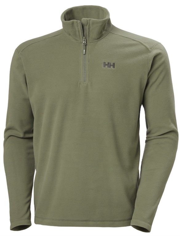 Helly Hansen Mount Fleece Half Zip Erkek Polar Lav Green