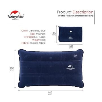 Naturehike UltraLight Katlanabilir Şişme Yastık