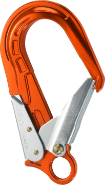 Skylotec FS 64 ALU H-157-OR Turuncu Gümüş Palm Squeeze Çelik Alüminyum Karabina ANSI Z359.12 CSA Z259.12 EN 362