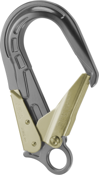 Skylotec FS 64 ALU H-157-GR Gri Palm Squeeze Çelik Alüminyum Karabina ANSI Z359.12 CSA Z259.12 EN 362