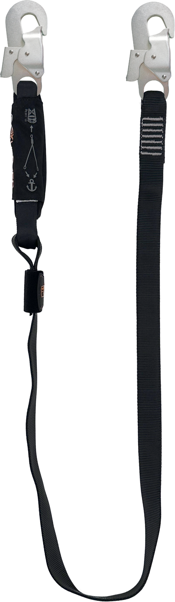 Skylotec Skysafe Eco W I Tipi Çift Fs51 St Karabinalı Şok Emicili Lanyard EN 355