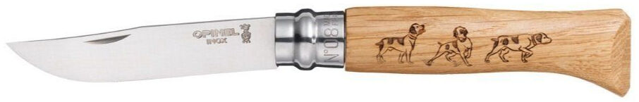 Opinel Inox Meşe İşlemeli 8 No Çakı (001623)