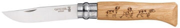 Opinel Inox Meşe İşlemeli 8 No Çakı (001623)